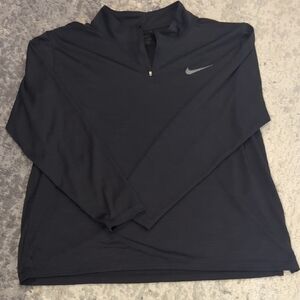 Nike Dark Gray Quarter-Zip Top